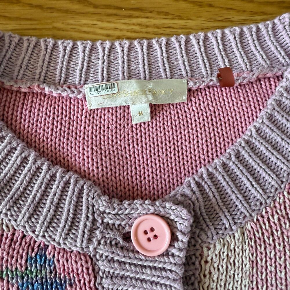 LoveShackFancy Bedford Cropped Cardigan Size Medium - Picture 7 of 12